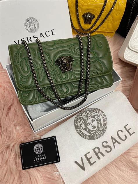 vintage versace leather bag|gianni versace vintage handbags.